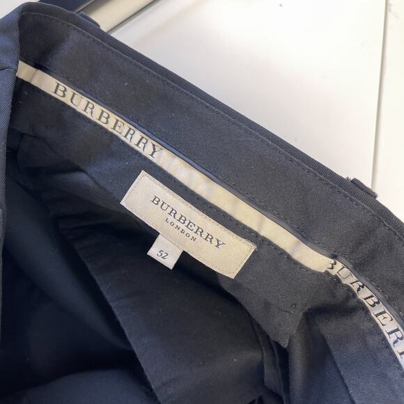 Burberry London Mens Size 35x30 Dress Pants Slim Straight Black - Picture 7 of 9